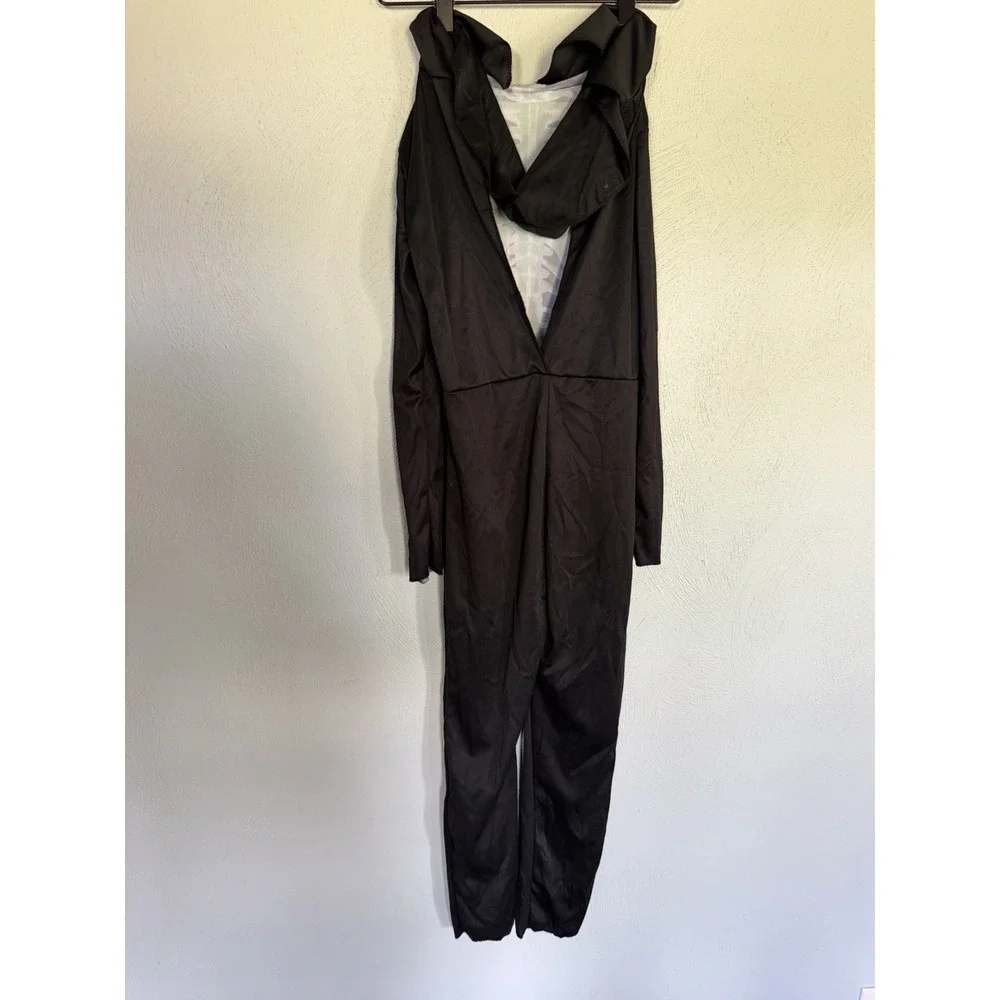 Halloween glow-in-the-dark skeleton costume in size medium (8–10) JUMPSUIT ONLY